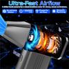 Type-C Charging Portable Car Snow Blowing and Cleaning Tool, 4-speed 130000RPM Electric Air Dust Collector, Turbine Fan Locomotive Accessories