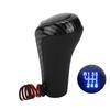 Car 6 Speed Gear Shift Knob Carbon Fiber Style with Light Replacement for 1 Series E81 E82 E87 E88 F20