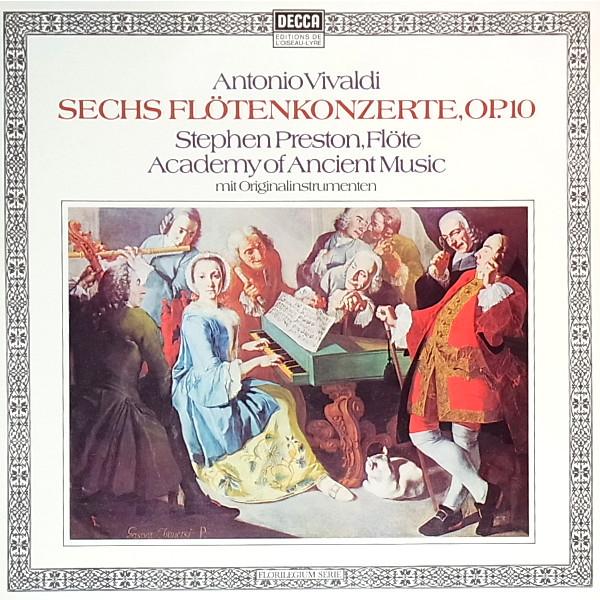 

LP Record ANTONIO VIVALDI - STEPHEN PRESTON - - Sechs Flötenkonzerte Op.10 642249AS Decca 1977 Germany Classical Used