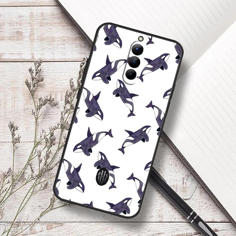 Orcas Whale Case For ZTE Nubia Red Magic 10S 9S 8S 8 9 10 Pro Plus 6 7 6S 7S Pro RedMagic 10 Air Cover