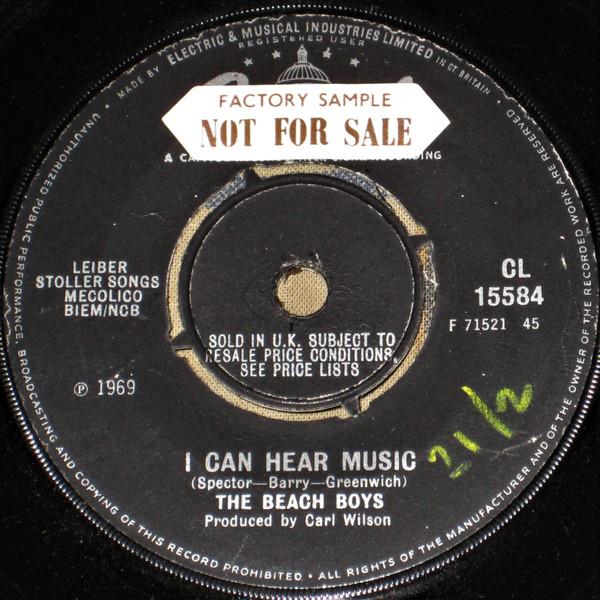 

7inch Record BEACH BOYS - I Can Hear Music CL15584 Capitol Records 1969 UK Rock Used