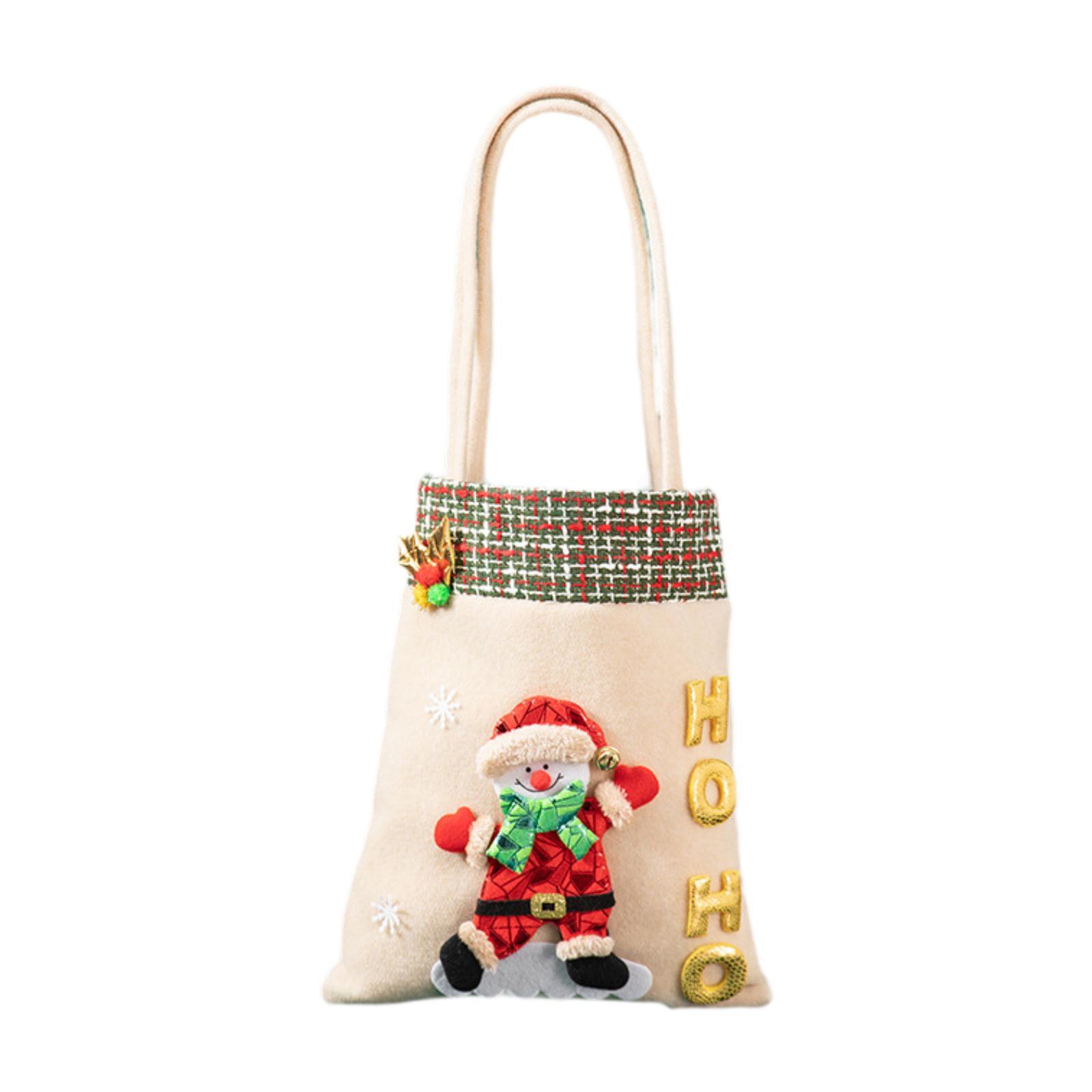 

Doll Christmas Gift Bag Holiday Gift Pouch Present Wrapping Bag Goody Bag темно-серого