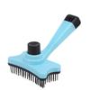 Pets Brush Remove Loose Undercoat and Tangled Hair Improve Blood Circulation for Cat DogBlue