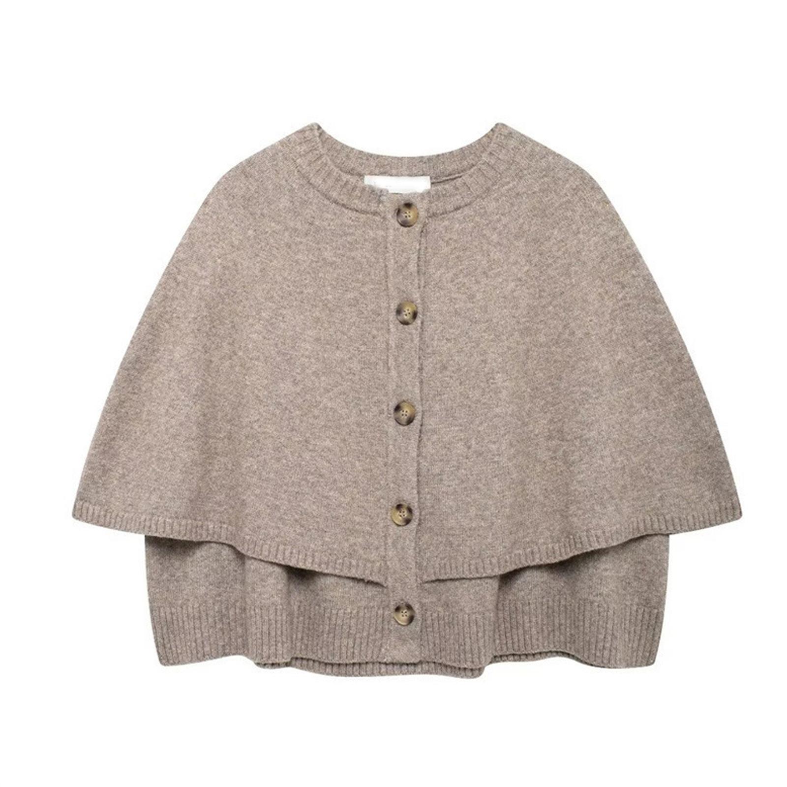 

Женский модный свитер с рождественским принтом, легкий, повседневный трикотажный пуловер с длинным рукавом M хаки