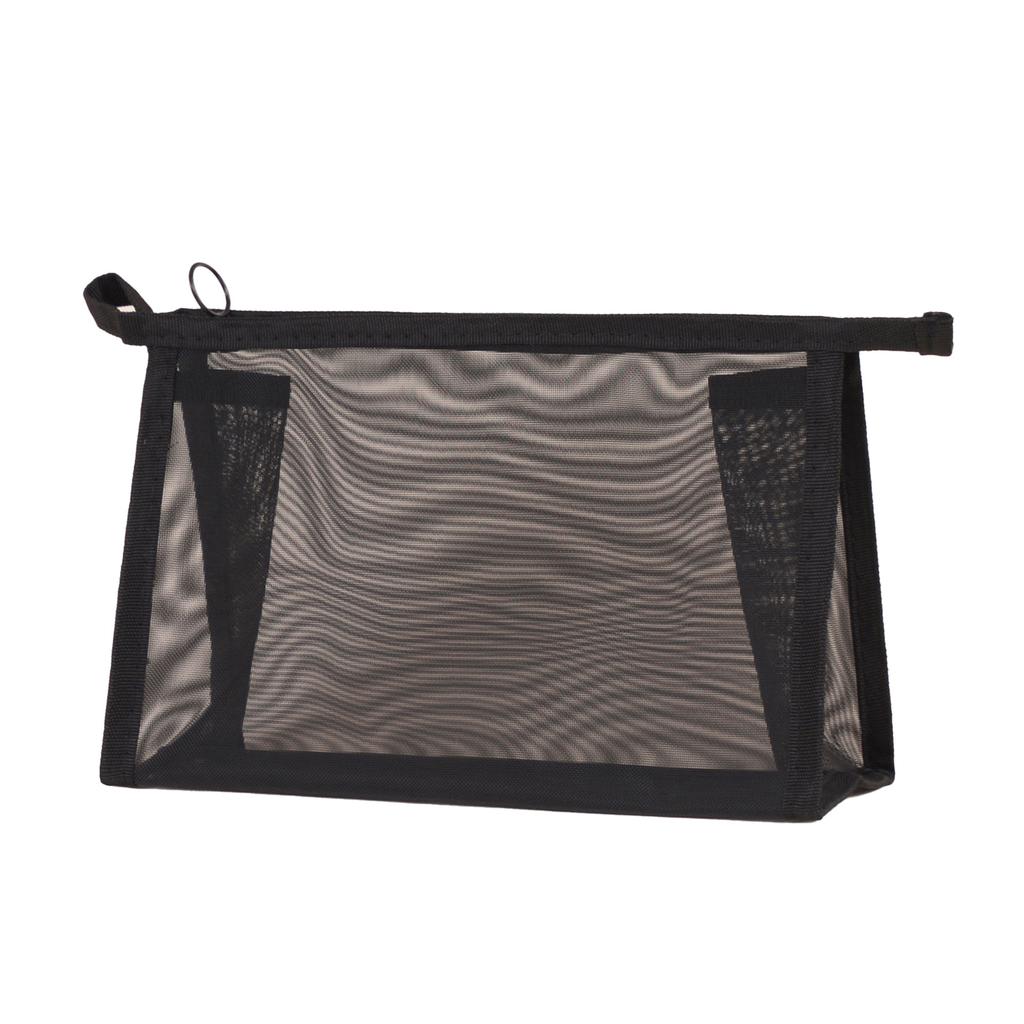 Nylon Mesh Cosmetic Bag Portable Large Capacity Transparent Travel Lipstick Storage Bag Printable Wash Storage Bag