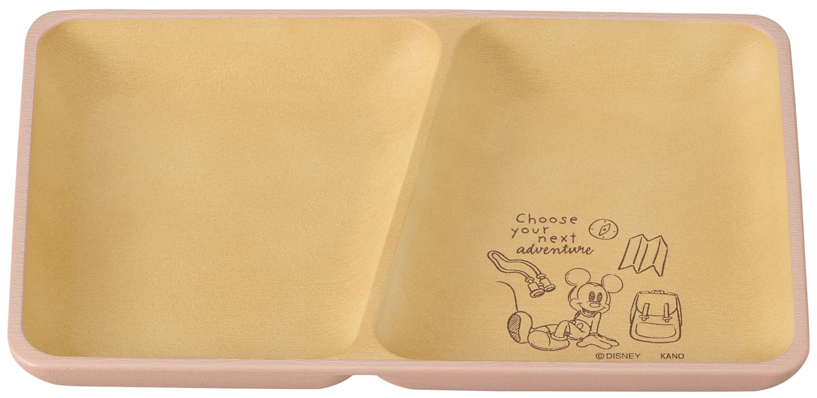 

Kano Disney Adventure Antibacterial Square 24 x 15 74447 Mickey s Plate, cm, Pink, розовый