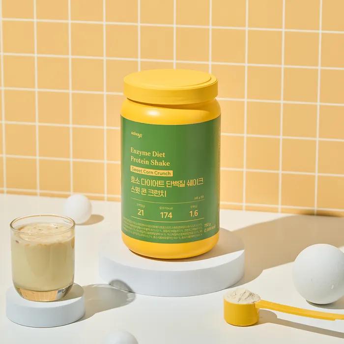 [1+1] Enzyme Diet Protein Protein Shake 750g 6 Flavors Low Sugar Enzyme Protein