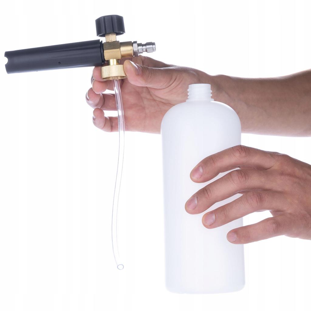 Rosfix Pianownica 1L z Lancą i Adapterem Bayonet 1/4"" – Do Myjki Kärcher K2–K7 | 200 BAR | Gęsta Piana, Szybki Montaż