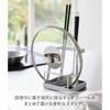 Yamazaki LadLe   Lid Stand L White W14 D12.3 H15.2cm Tower