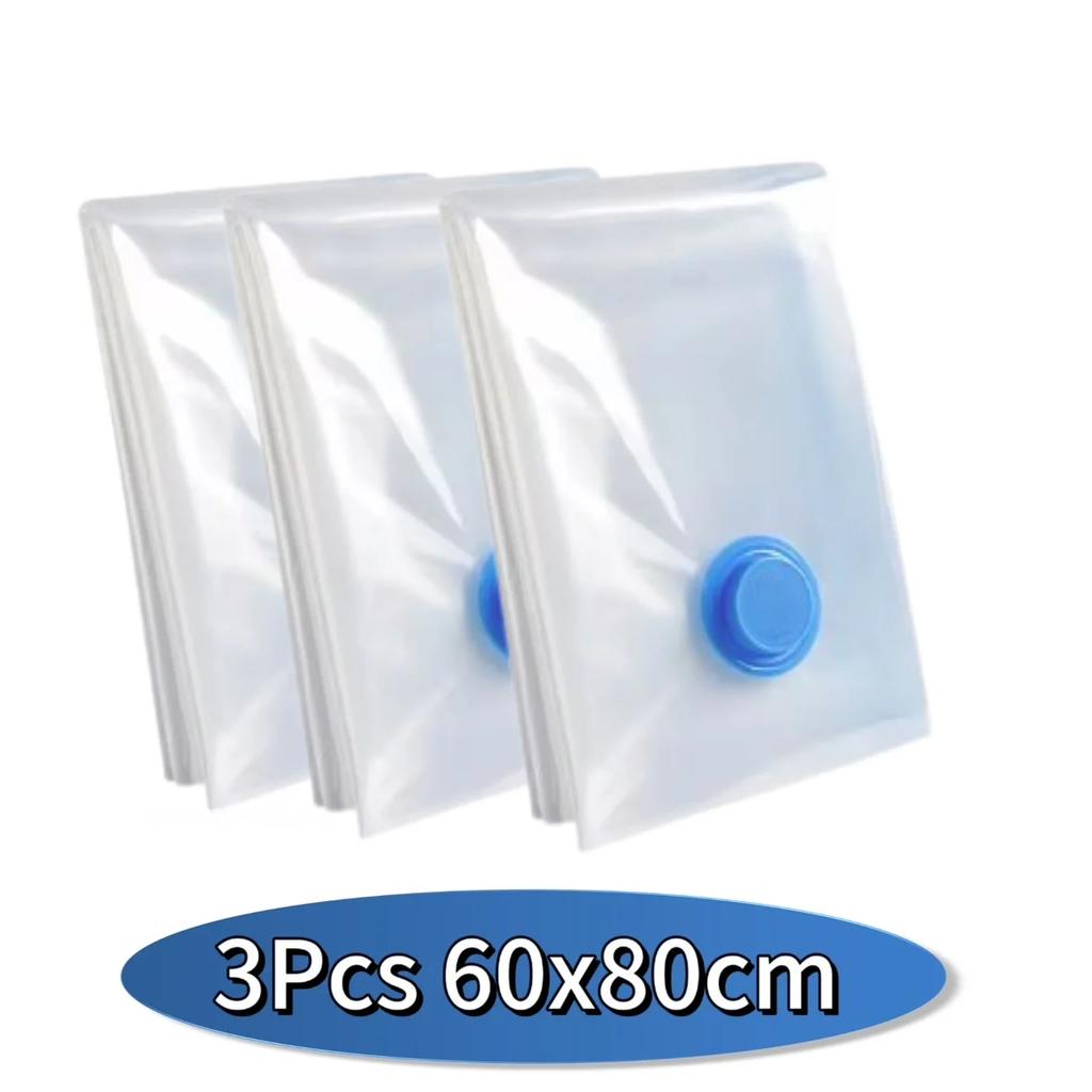 Vacuum Packet Vacuum Sealer Bags for Clothes Travel Compression Bag Pack Organizer Vacuum Clothing Storage Bags with Hand Pump