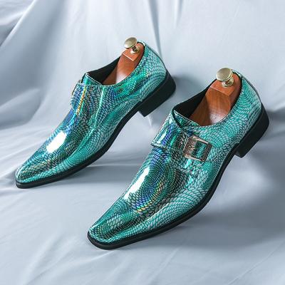 Fashion New Designer Fashion Men's Serpentine Monk Strap Oxford Shoes Moccasins Wedding Prom Homecoming Party Footwear Zapatos Hombre