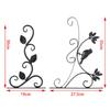 Vintage Wall Hanging Hook Flower Basket Bracket Metal Plant Bracket Garden Planter Hooks