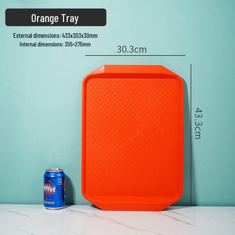 

LISM Rectangular Plastic Food Serving Tray