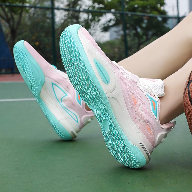 Actual combat basketball shoes men's breathable low-top cushioned wear sports shoes student rebound training running shoes