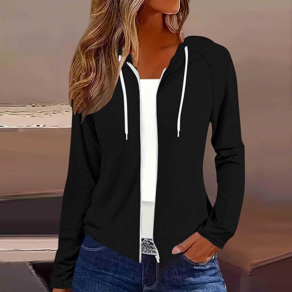 Women's Fashion Long Sleeve Loose Fit Jacket