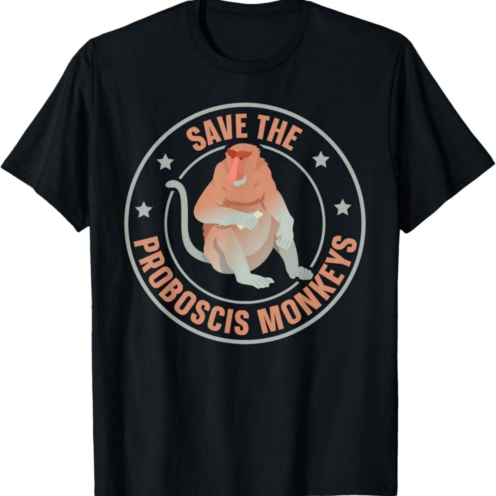 Save The Proboscis Monkeys Quote For A Proboscis Monkey Fan T-Shirt S разноцветный