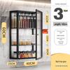 Modern Wall-Mounted Kitchen Spice & Storage Shelf