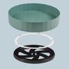 Multifunctional Bathroom Storage Box Rotatable Kitchen Storage Rack Living Room Condiment Shelf Seasoning Rack Spice Pots Box