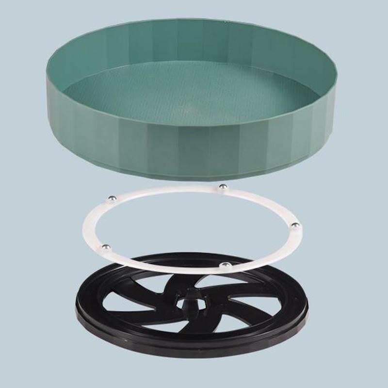 Multifunctional Bathroom Storage Box Rotatable Kitchen Storage Rack Living Room Condiment Shelf Seasoning Rack Spice Pots Box
