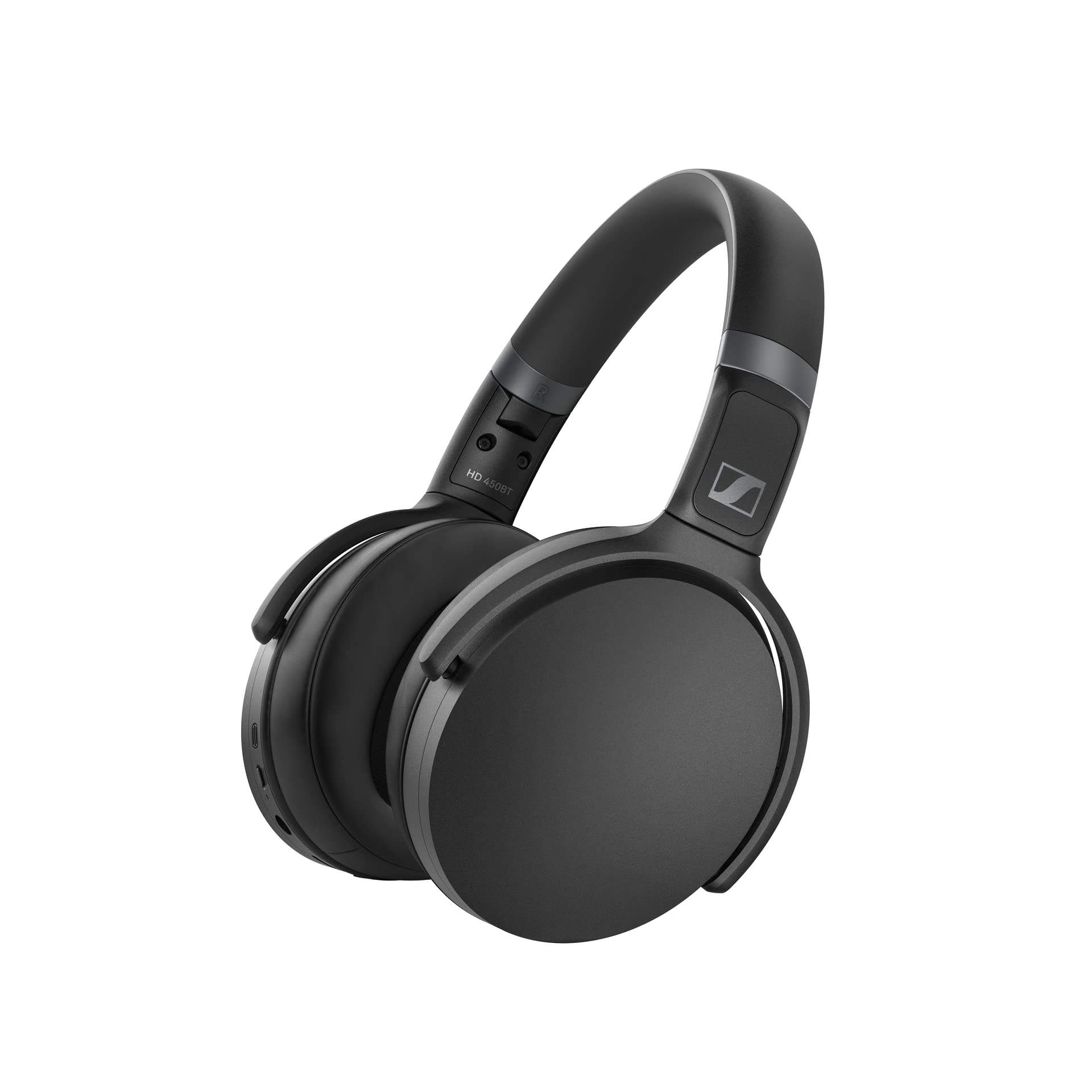 

Sennheiser HD 450BT Wireless Noise Low Bluetooth Voice Assistant Smart Control Headphones, Black, Cancelling, Latency, AAC, aptX-LL, 5.0, Integration,