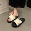 Women's Slippers 2026 Fashion Flats Comfortable Soft Soled Sandals Non-slip Platform Outdoor Indoor Slippers Trendy Beach Shoes