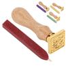 Wax Seal Exquisite Pattern Removable  Widely Application Wax Stamp Kit for Sealing Decoration