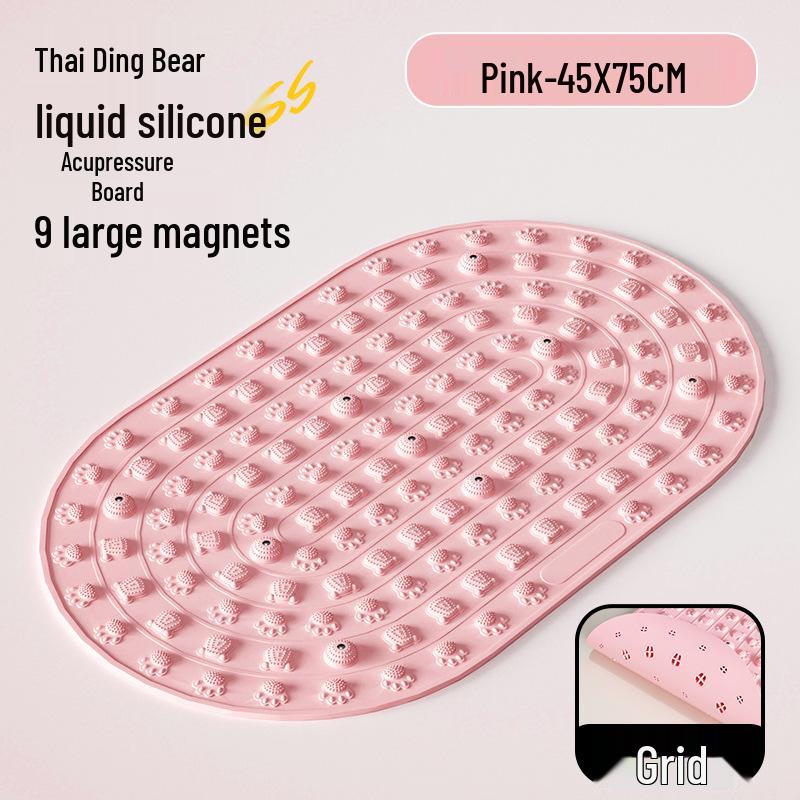 In-stock Liquid Silicone Acupressure Foot Massage Mat – Ultra-Slow Running, Indoor Toe Pressure Board for Meridian Unblocking.
