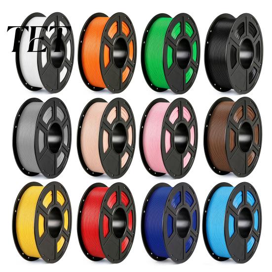 Moisture Proof Filament PETG 3D Printer 1.75mm, 1kg Spool High Toughness for Printing Material Speed Printer, Solid Color Projects FDM Supplies