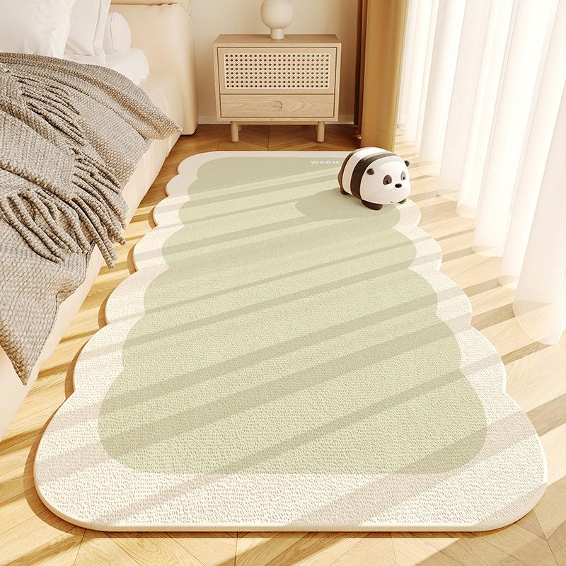 Bedside Carpet Dirt Resistant Wear-resistant Easy To Maintain Floor Mat Home Living Room Sofa Coffee Table Anti Slip Pad