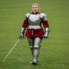 Medieval Female Armor Set, Steel Lady Knight Cuirass Shoulder Guard, Fantasy Cosplay Warrior Outfit, Reenactment Armor for Women