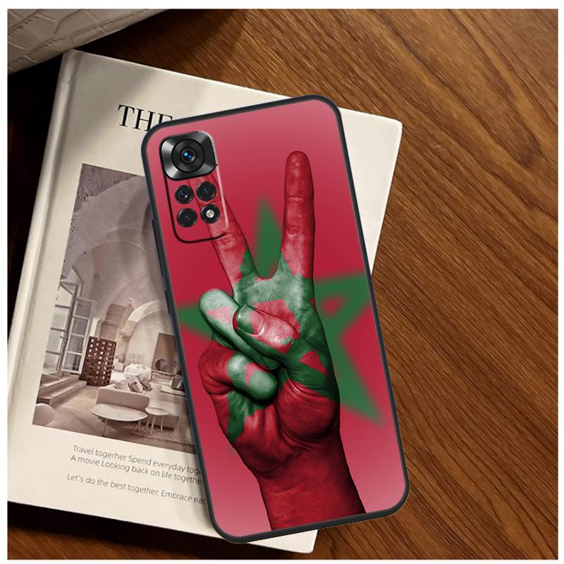Marokko Flagge Hülle Für Xiaomi Redmi Note 14 9 10 11 12 13 15 Pro Plus Abdeckung Für Redmi 15 C 14C 12C 10C 13C