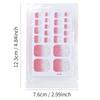 22 autocollants pour ongles d'orteils couleur unie finition irisée par feuille - Rénovation des ongles DIY à la maison