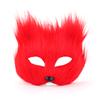 Women Plush Fox Mask Halloween Carnival Fancy Dress Party Props Cute Fox Mask