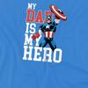 Captain America Childrens/Kids My Dad Is My Hero Comic T-Shirt