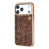 KIGC For iPhone 17 Pro Case Compatible with MagSafe Hybrid Phone Back Cover Snake Texture