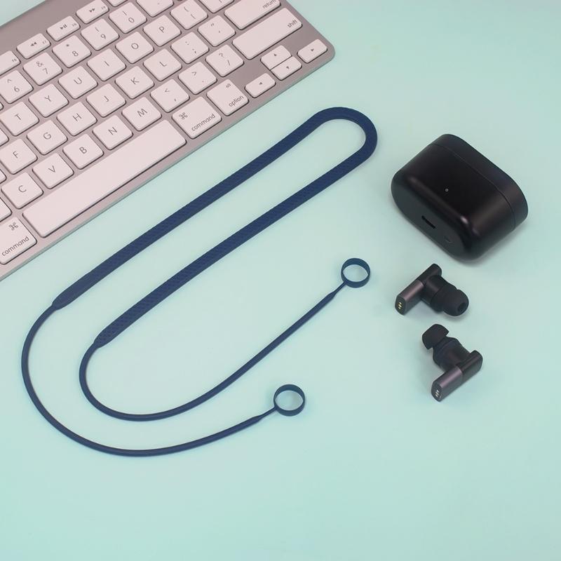 Soft Straps Cord Antilost Sport String Skin-Friendly Neck Around Wireless Headphone Lanyard for Status Between /3ANC