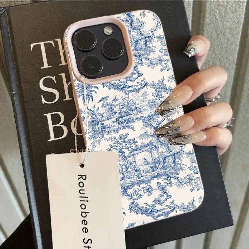 Retro Minimalist Flower Leather Silicone Case For Samsung Galaxy A57 A37 A55 A36 A26 A16 A07 A06 A54 A35 A15 A33 A53 A05S A04 5G