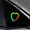 Car Window LED Heart-shaped Ambient Light Neon Light USB Powered Car Window Neon Light Decorative Lamps Interior Decoration