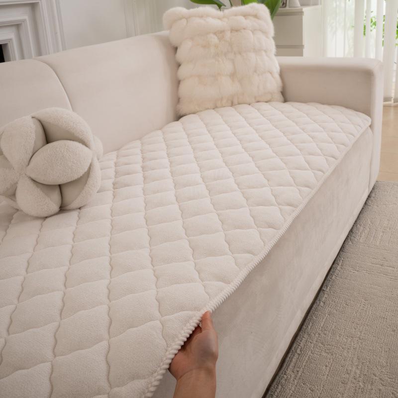 Plush Thickened Non-slip Sofa Cushion Mat for Autumn/Winter
