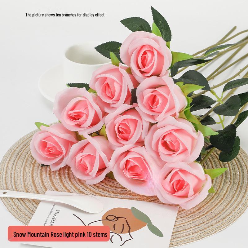 Artificial Rose Valentine Bouquet: Home Decoration for Living Room & Dining Table