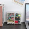 BTSKY 2 Pack Small Acrylic Storage Organizer with Drawers, 3-Layer Clear Desktop Organizer for Office Supplies Mini Storage Box with Drawers for