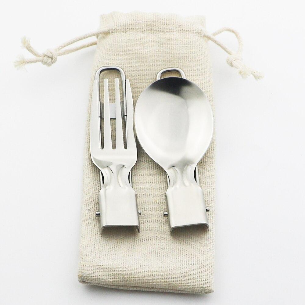 Σετ Μαχαιροπήρουνων για Δείπνο για Κουτάλια Φορητά Επιτραπέζια Σκεύη Ανοξείδωτα Μαχαιροπήρουνα Είδη Μαγειρικής Εξωτερικού Χώρου