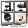 2Pcs Desk Cup Holder Clamp Adjustable 360 Degree Rotating Cup Holder Anti Spill Table Edge Clamp for Coffee Mugs Water Bottles