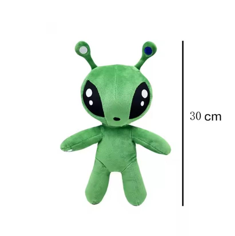 

30cm Green Alien Plush Toy Anime Tentacled Horn Alien Monsters Horror Doll Boys Girls Soft Toys Stuffed Throw Pillow Kids Gifts
