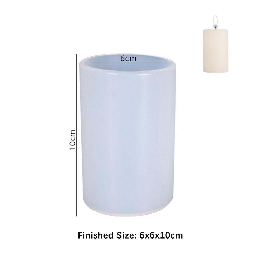 

Цилиндрическая форма для свечей, силиконовая форма 3D, сделай сам, центрированная свеча, мыло, поделки, подарки, изготовление гипса, смолы, воска, домашнее украшение