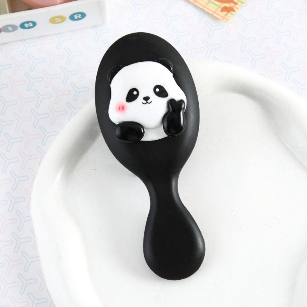 Kawaii Cartoon Animal Airbag Hair Comb Durable Makeup Tool Massage Comb Cute Anti Static Panda Hair Brush Travel
