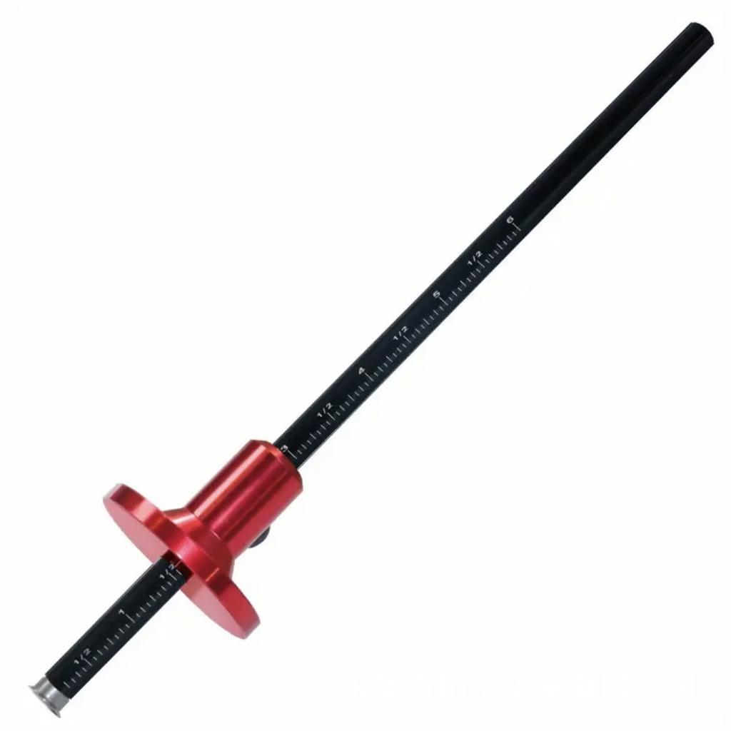 Woodworking European Scriber, Blade Type Woodworking Scriber, Tenon Scriber, Measuring Tool Multi-functional Positioning Ruler