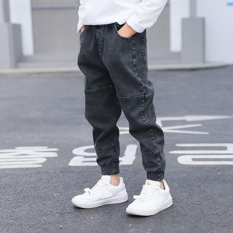 Skinny Jeans Kids Slim Pants Boys Stretch Jeans Casual Trousers 4-10 Years Child Clothes Pencil Pants