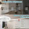 Modern Ceiling Fan Light Bedroom Invisible Ceiling Fan Light Fan Integrated Light Indoor Decoration Lighting Air Supply