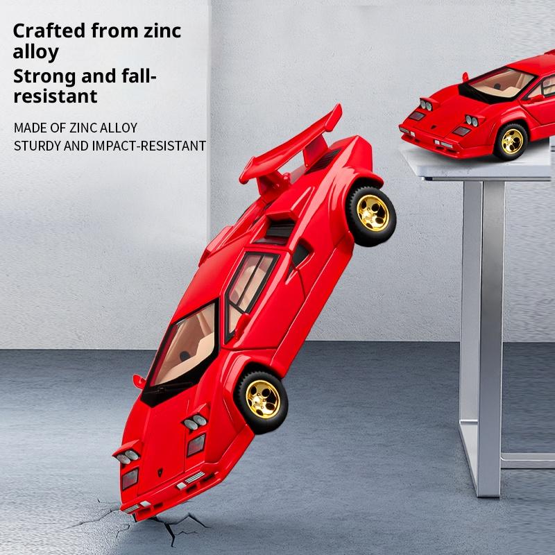 1/32 Legierung Simulation Rambo Countach LP500S Metall Druckguss Sportwagen Modellauto Spielzeugauto Junge Geburtstagsgeschenk